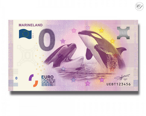 Ranska 0 € 2019 Miekkavalasseteli - Marineland UNC
