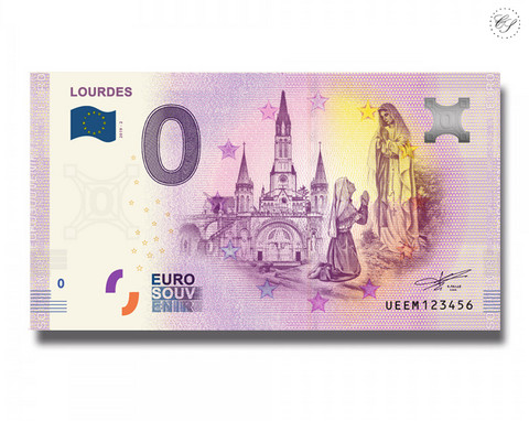 Ranska 0 € 2019 Lourdes UNC