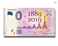 Ranska 0 € 2019 Tour Eiffel 1889-2019