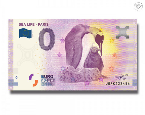 Ranska 0 € 2019 Pariisin merielämä I UNC