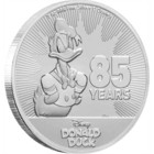 Niue 2 $ 2019 Aku Ankka 85 vuotta 1 oz HOPEA