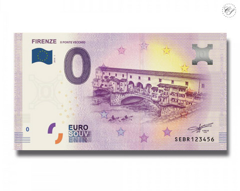 Italia 0 € 2019 Firenze - Ponte Vecchio UNC