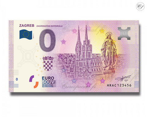 Kroatia 0 € 2019 Zagrebin katedraali UNC