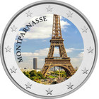 Montparnasse 2 € 2020 -juhlaraha, väritetty (#4)