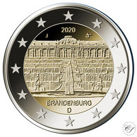 Saksa 2 € 2020 Brandenburg & Sanssouci
