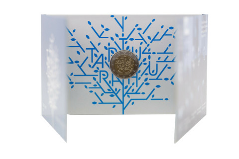 Viro 2 € 2020 Tarton rauha 100 vuotta BU coincard