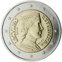 Latvia 2 € 2019 Milda BU