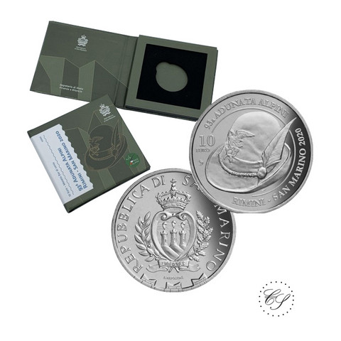 San Marino 10 € 2020 Alpini - Italian vuoristojoukot BU