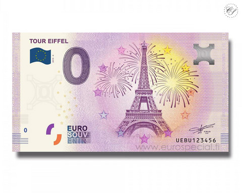 Ranska 0 € 2020 Pariisi Tour Eiffel VI UNC