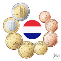 Alankomaat 1s - 2 € 2004 UNC