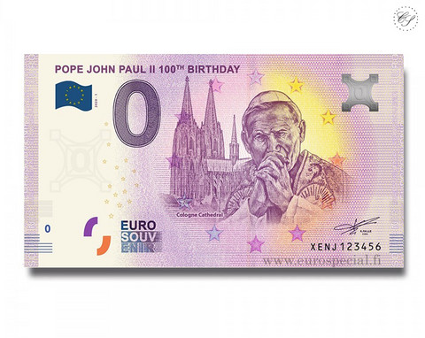 Saksa 0 € 2020 Johannes Paavali II UNC
