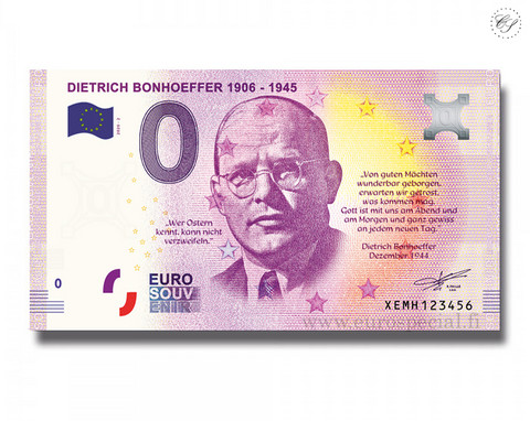 Saksa 0 € 2020 Dietrich Bonhoeffer UNC