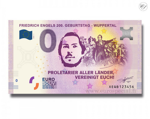 Saksa 0 € 2020 Friedrich Engels UNC