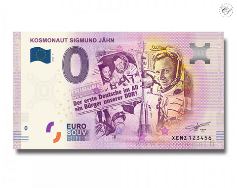 Saksa 0 € 2020 Kosmonautti Sigmund Jahn UNC