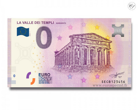 Italia 0 € 2020 Temppelien laakso UNC