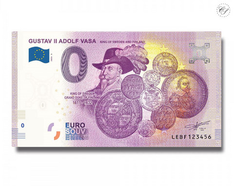 Suomi 0 € 2020 Kuninkaat - Kustaa II Aadolf UNC