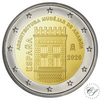 Espanja 2 € 2020 Aragon maailmanperintökohde