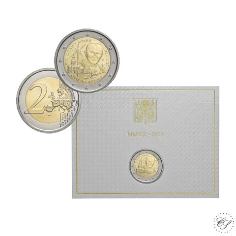 Vatikaani 2 € 2020 Paavi Johannes Paavali II BU