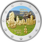 Malta 2 € 2020 Ta' Skorban temppelit, väritetty (#1)