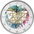 Suomi 2 € 2020 Turun yliopisto 100 v., väritetty (#1)
