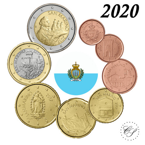 San Marino 1s - 2 € 2020 BU