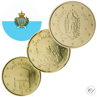 San Marino 10s, 20s & 50s 2020 BU kapseleissa