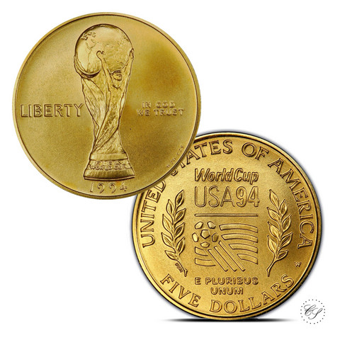 USA 1994 Jalkapallo - World Cup ¼ oz KULTA (puolikotka)