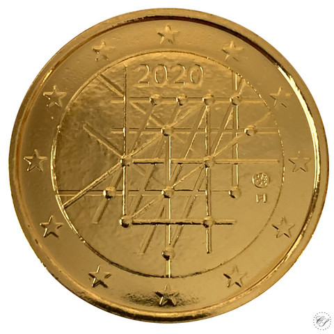 Suomi 2 € 2020 Turun yliopisto 100 vuotta, kullattu