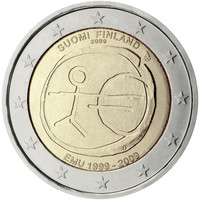 Suomi 2 € 2009 EMU, kullattu
