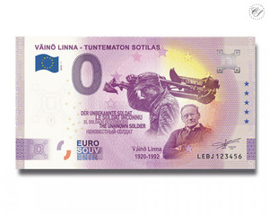 Suomi 0 € 2020 Väinö Linna - Tuntematon sotilas UNC 