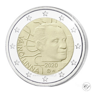 Suomi 2 € 2020 Väinö Linna 100 vuotta UNC 