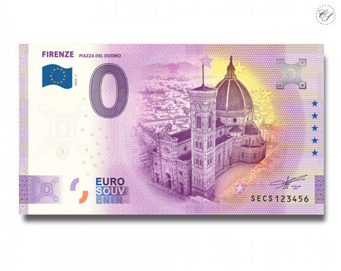 Italia 0 € 2020 Firenze & Piazza Del Duomo UNC