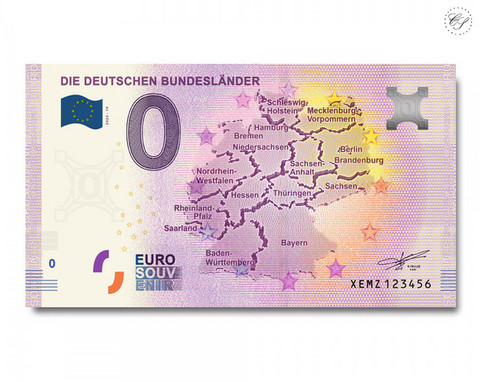 Saksa 0 € 2020 Saksan osavaltiot UNC