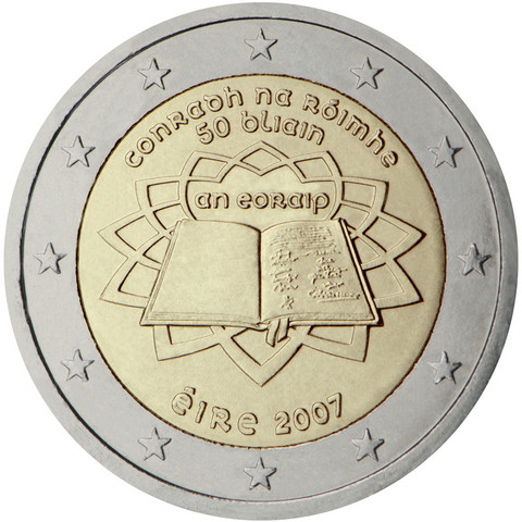 Irlanti 2 € 2007 Rooman Sopimus