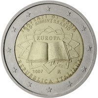 Italia 2 € 2007 Rooman Sopimus