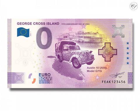 Malta 0 € 2020 George Cross Island -Juhlavuosiversio UNC