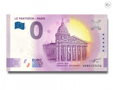 Ranska 0 € 2020 Pariisi - Le Panthéon UNC