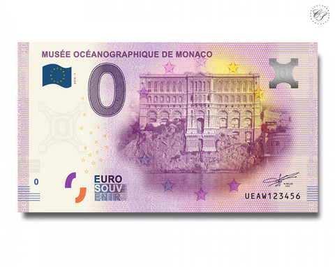 Monaco 0 € 2020 Meritieteellinen museo #1 UNC