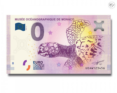 Monaco 0 € 2020 Meritieteellinen museo #2 UNC