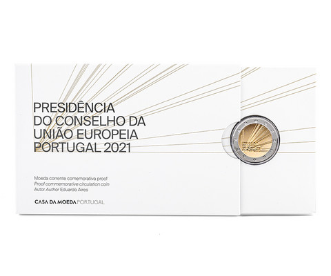Portugali 2 € 2021 EU-puheenjohtajuus, Proof