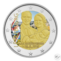 Luxemburg 2 € 2020 Prinssi Charles, väritetty (#2)