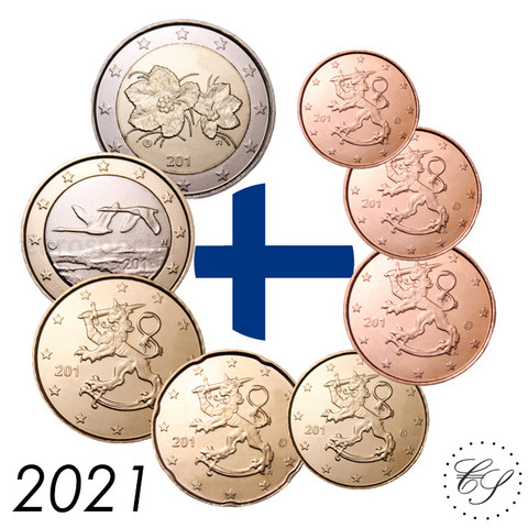 Suomi 1s - 2 € 2021 BU
