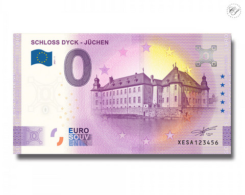 Saksa 0 € 2021 Scholss Dyck -juhlavuosiversio UNC