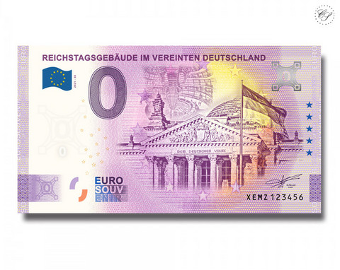 Saksa 0 € 2021 Valtiopäivätalo UNC