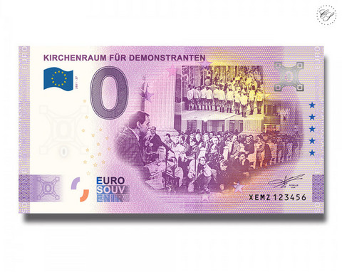 Saksa 0 € 2021 Mielenilmaus Kirkossa UNC