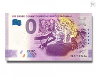 Saksa 0 € 2021 Ensimmäiset liittovaltion vaalit UNC