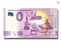 Saksa 0 € 2021 Osavaltiot & Bremen UNC