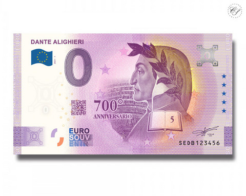 Italia 0 € 2021 Dante Alighieri UNC