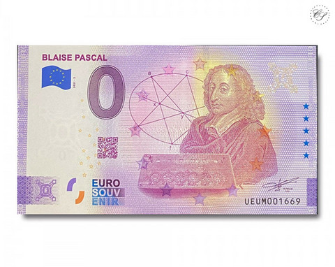 Ranska 0 € 2021 Blaise Pascal UNC