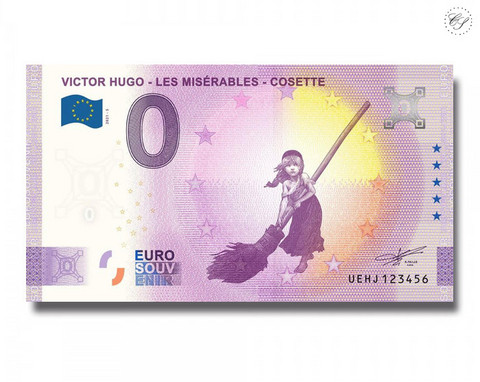 Ranska 0 € 2021 Les Misérables - Cosette  -juhlavuosiversio UNC